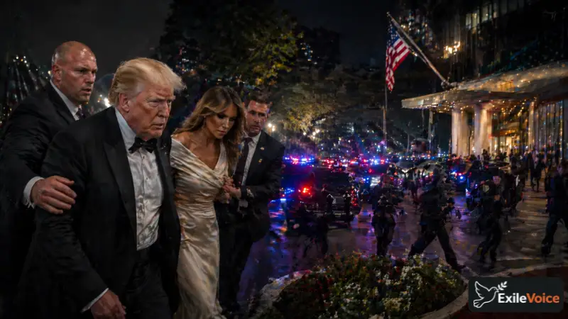Security Crisis in Washington: Shots Fired Near President Donald Trump During High-Profile Gala
