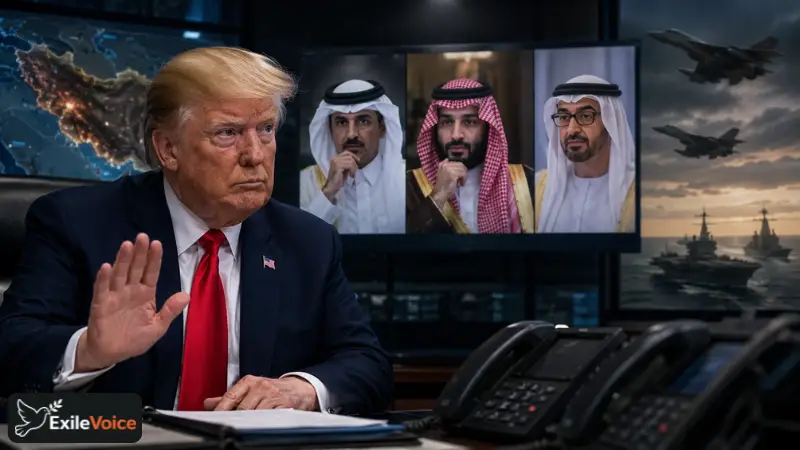 Donald Trump Halts Iran Military Strike Plan Following Gulf Leaders Request