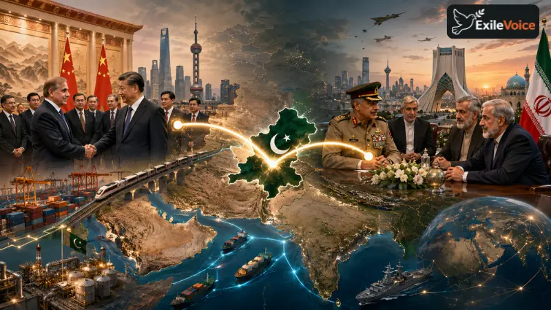 The Synchronized Pivot: Mapping Pakistan Civil-Military Diplomacy Across Beijing and Tehran