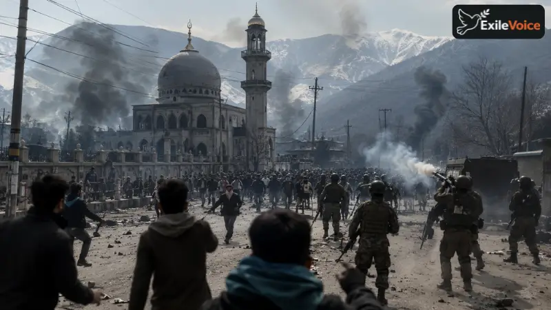Kashmir Crisis Escalates Amid Protests and Allegations of Armed Forces Crackdown