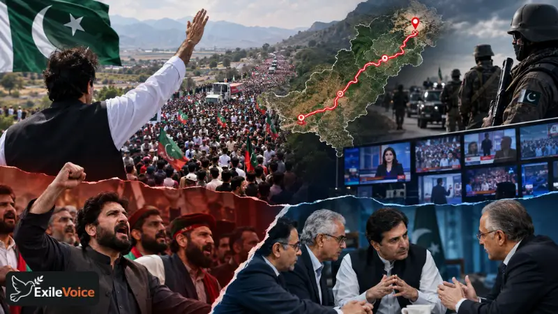Pakistan Political Turmoil: Long March Route Set Amid Escalating Tension and Internal Factionalism