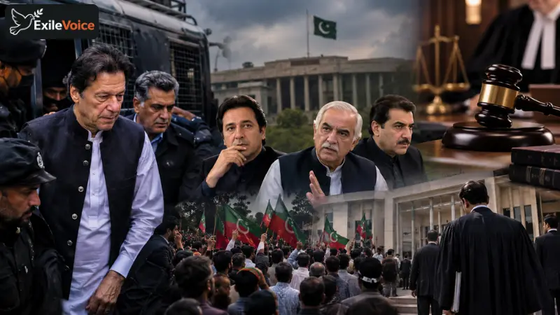 Political Detentions, Leadership Shifts, and Judicial Proceedings in Pakistan
